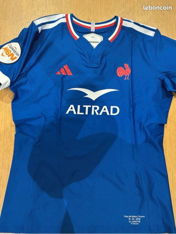Veste (No Maillot)De Rugby De L'Equipe De France RWC 2007