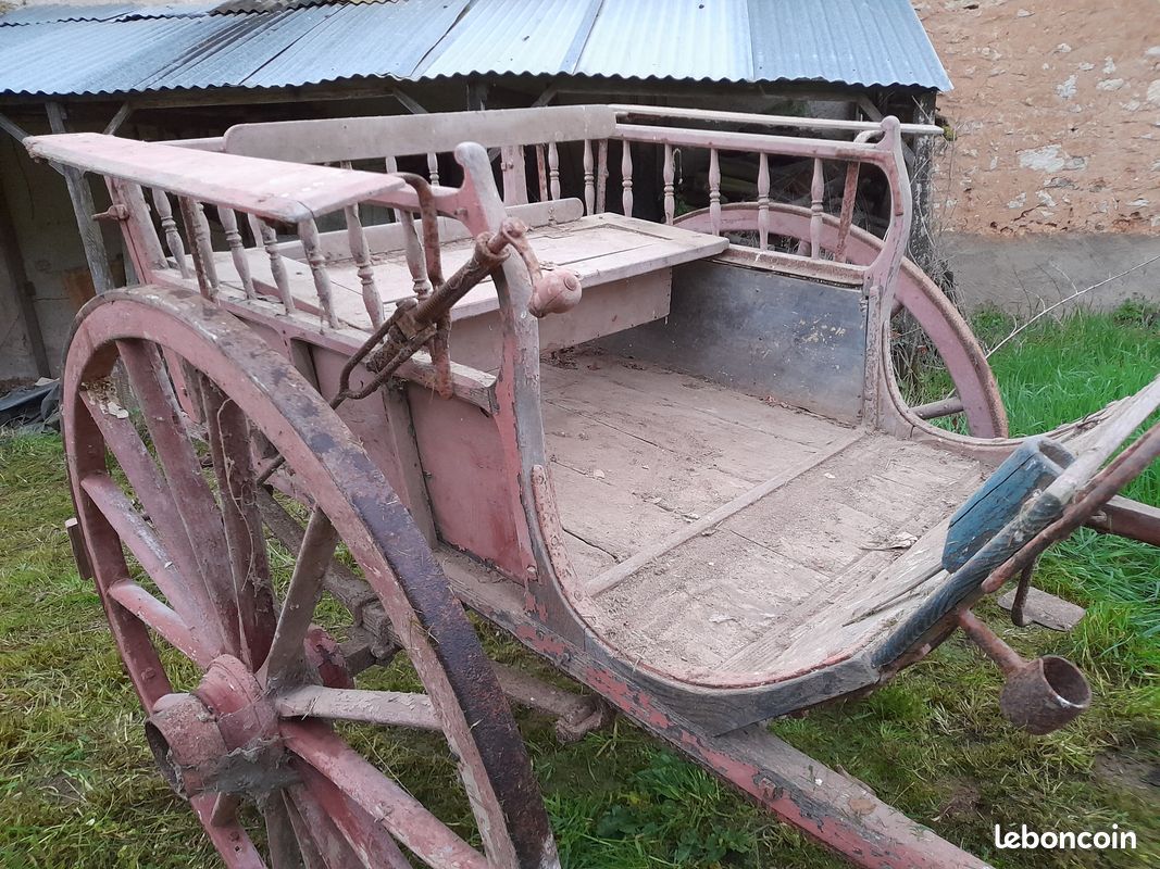 Charette Anglaise XIXème CHABAUD à THIERS - Calèche Hippomobile Fiacre