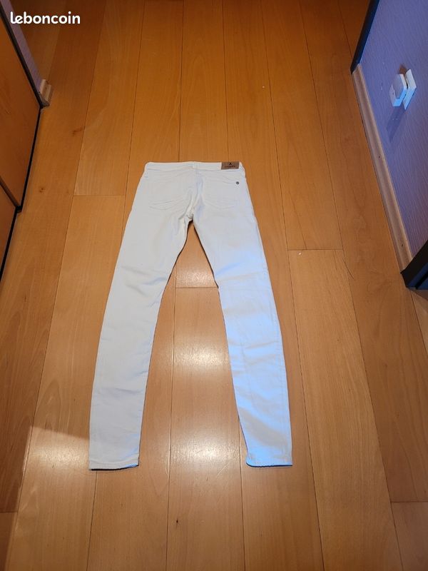 Jean femme gaastra blanc taille 27/34 (36/38 (image 9)