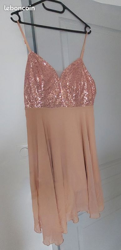Robe rose cérémonie (image 1)