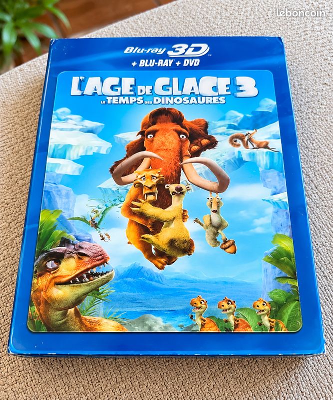 L'Âge de Glace 3 – Le Temps des Dinosaures – Blu-ray 3D + Blu-ray + DVD – Édition 3 disques (image 1)