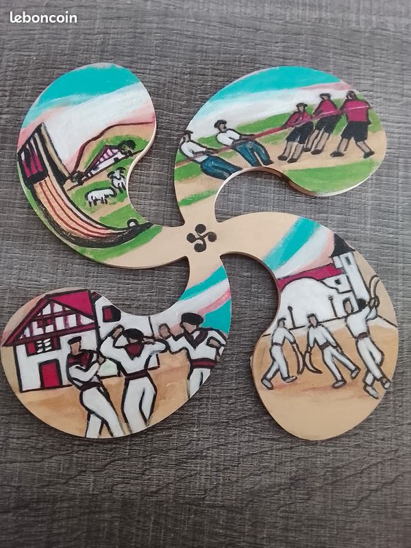 Peinture sur Palas et Croix Basques (image 2)