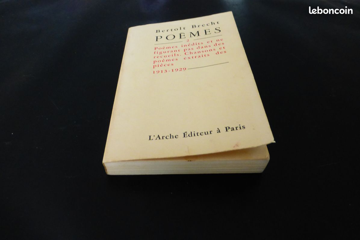 Bertolt Brecht POEMES inedits n°2 (image 4)