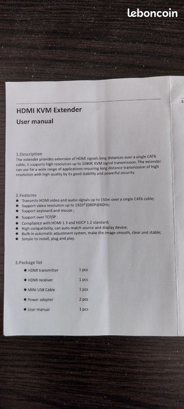 HD vidéo extendeur over IP KVM (image 5)