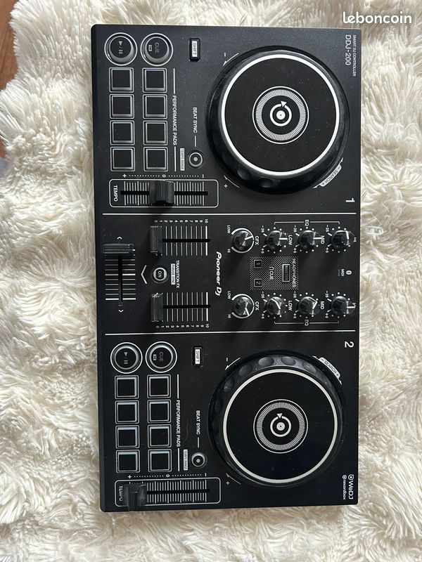Pioneer DDJ-200 + casque DJ + boîte (image 3)
