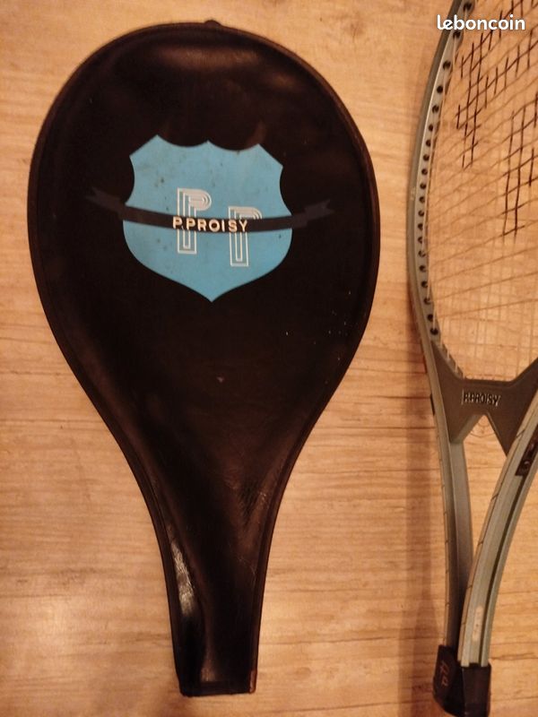 VINTAGE PRINCE J/R 4 TENNIS RACQUET SILVER BLACK GOOD CONDITION YOUTH 6-12