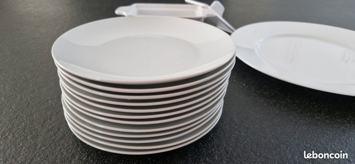 Lot vaisselle blanche (image 3)
