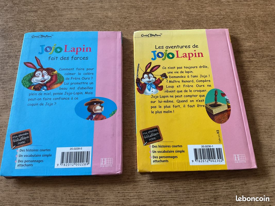 Lot de 2 livres Jojo lapin bon état (image 2)