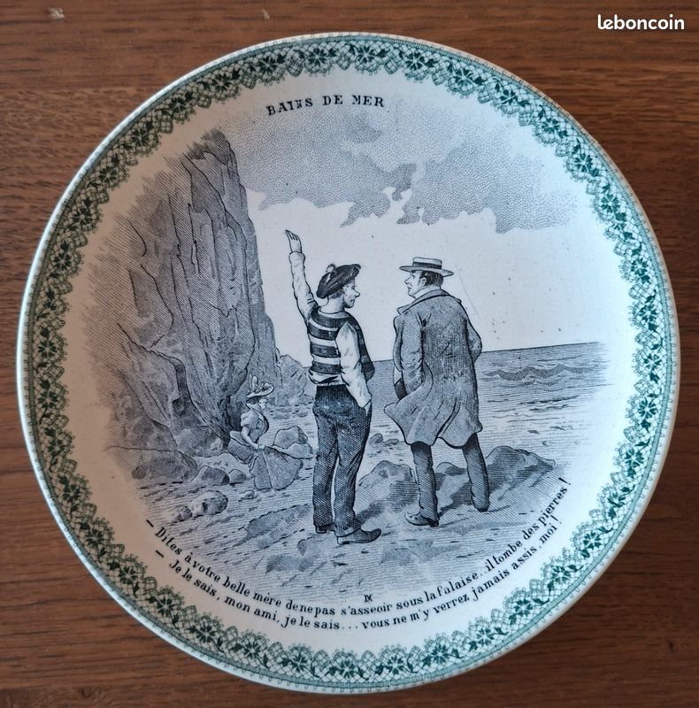 8 assiettes parlantes (Bains de Mer) (image 14)