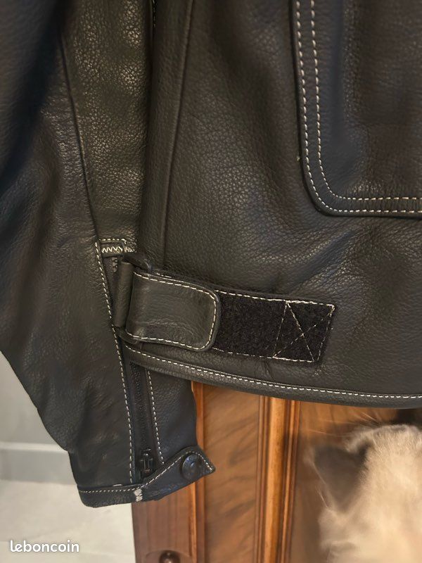 Magnifique Blouson moto SUOMY femme cuir taille L (image 5)