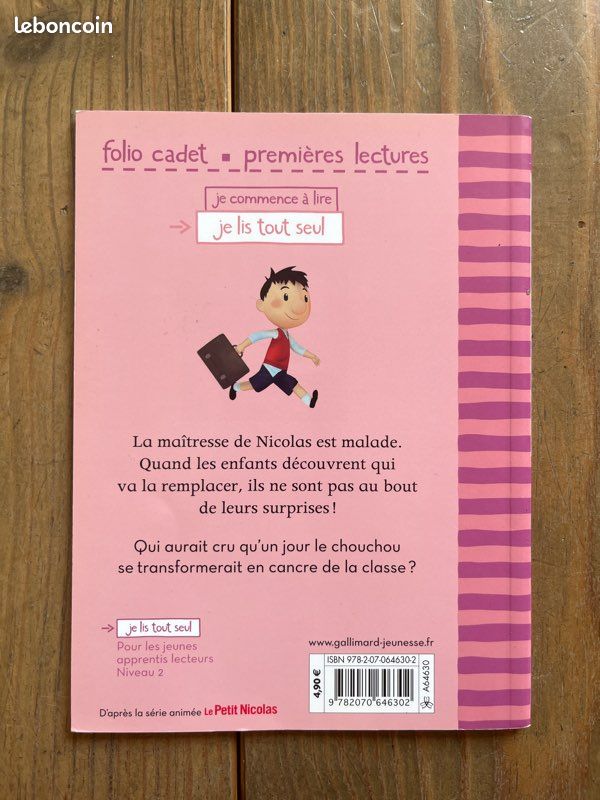 Livre le petit Nicolas Le chouchou a la poisse (image 2)