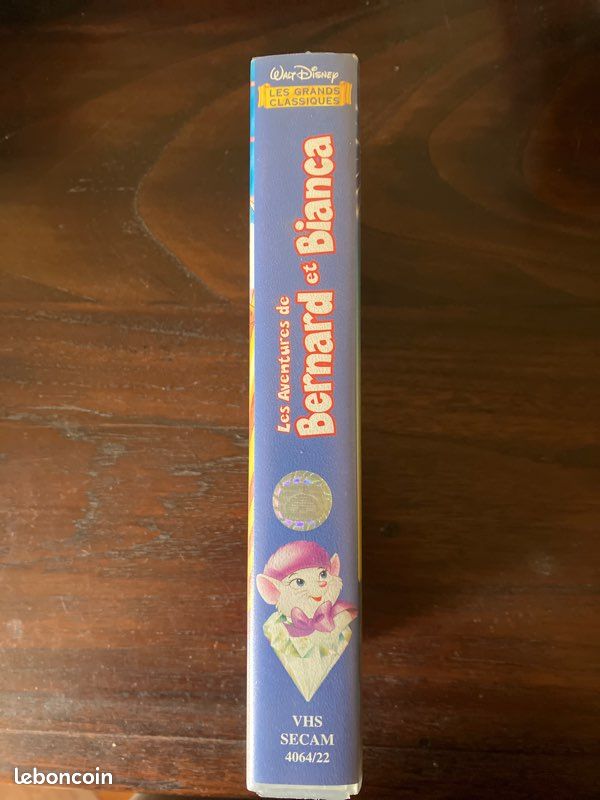 Les aventures de Bernard et Bianca. Les grands classiques. Walt Disney. VHS 📼 (image 2)