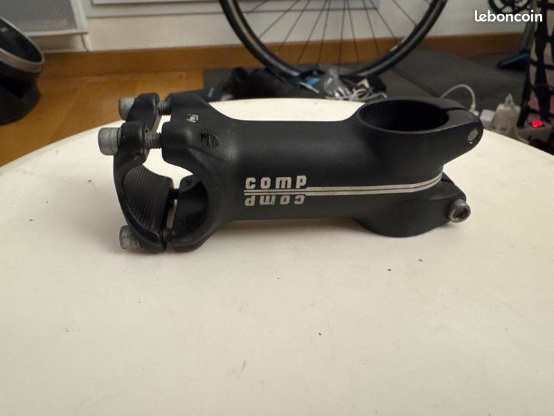 Potence Vélo Rétro CarbonEnmy, 25,4mm/22,2mm, 105mm, Noire, Alu, Neuve