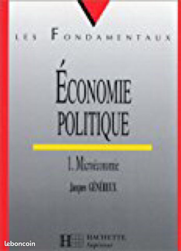 Économie politique 1. Microéconomie Jacques généreux (image 1)