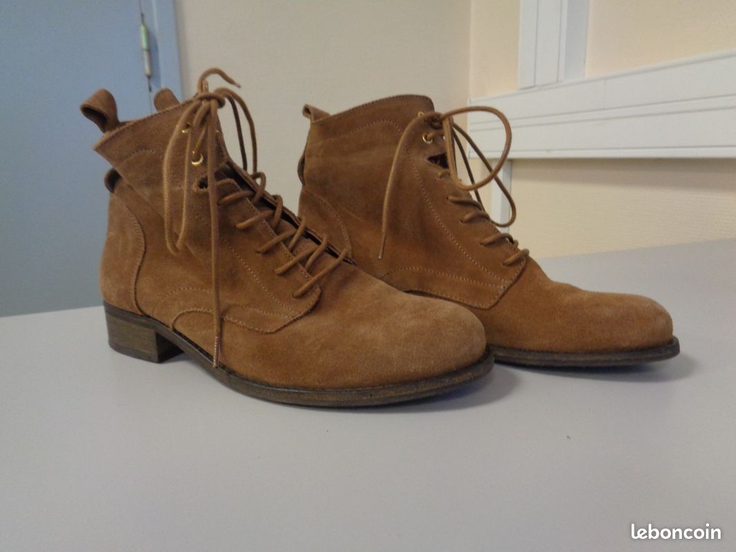 Chaussures à talons marron (image 1)