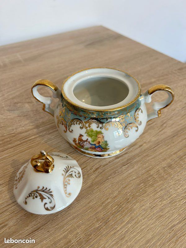 Sucrier ancien en porcelaine de Bavière (image 2)