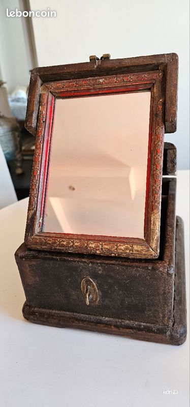 Ancienne boite barbier indien (image 4)