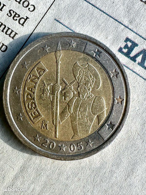 Coin 2 Euros Don Quijote De La Mancha