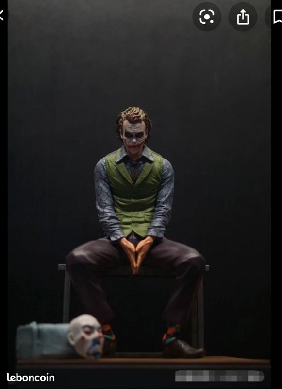 Thé joker statue résine 1/6 Heath ledger (image 3)