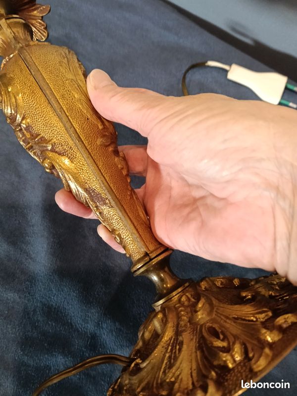 Pied de lampe en bronze (image 5)