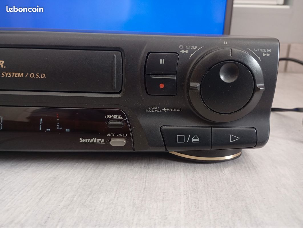 Magnétoscope JVC HR-J436MS VHS Avec Télécommande Et Notice – Bon état Fonctionnel
