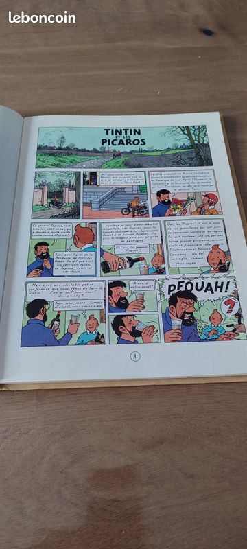 Tintin et les picaros Édition originale C1 lettre F (image 3)