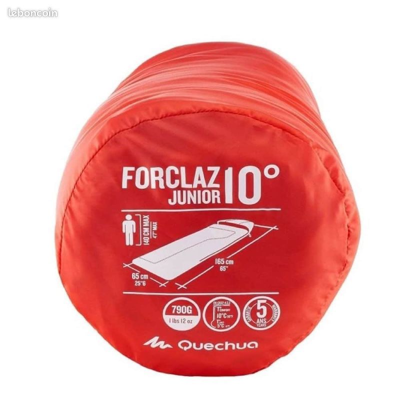 DUVET JUNIOR en 1-FORCLAZ 10°-DECATHLON Sport Plein air