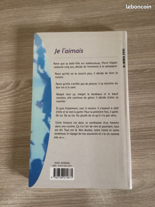 Livre je l aimais (image 2)