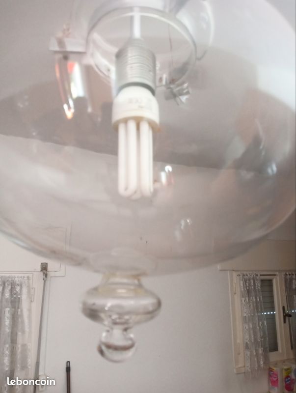 Lampe suspendue vintage année 70 (image 1)