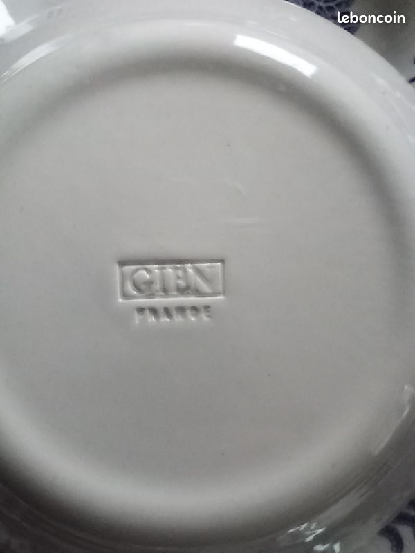 13 coupelles Schweppes indian tonic faience de GIEN an 1950 (image 4)