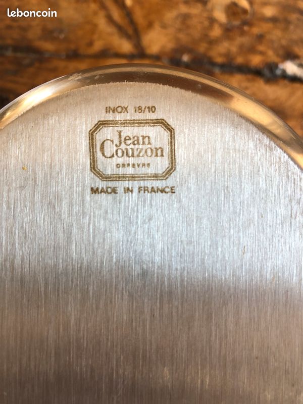 Seau à Champagne Jean Couzon Président Satiné – Inox 18/10 Made In France, Vintage 70s