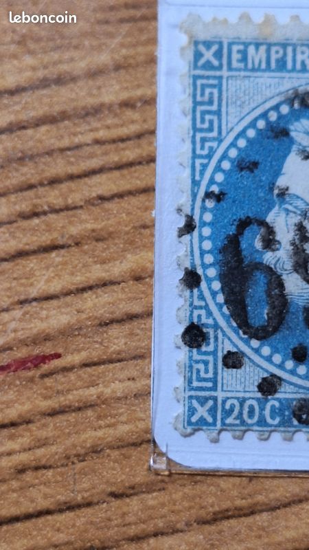 Timbre France Napoléon 29A Position + GC (image 3)