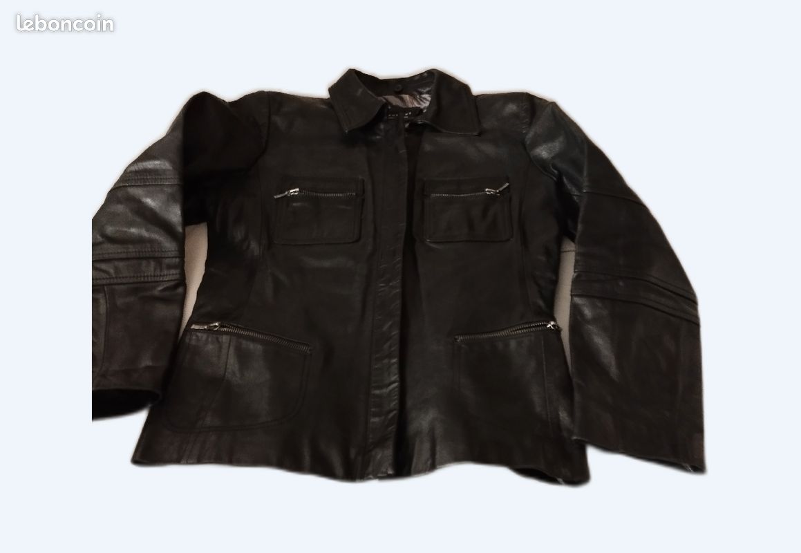 Blouson cent pour cent cuir Perfecto (image 1)
