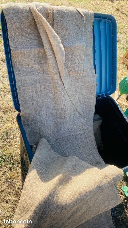 Toile jute pour ombrage 2,40m x 7m50 (image 1)