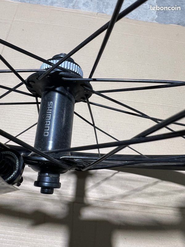 Roue avant vélo 27.5" (23-584) Vélox Mach1 Klixx Disc Centerlock TLR alu noire (à blocage rapide) NEUF (image 2)