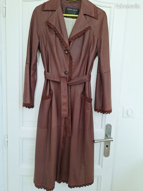 Superbe manteau 3/4 en cuir, excellent état (image 3)