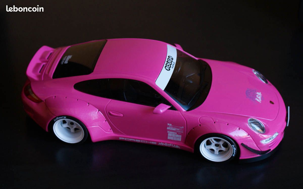 Porsche 911 (997) RWB Rose - Miniature 1/43 - Ixo Models - IXOMOC338 - Neuve