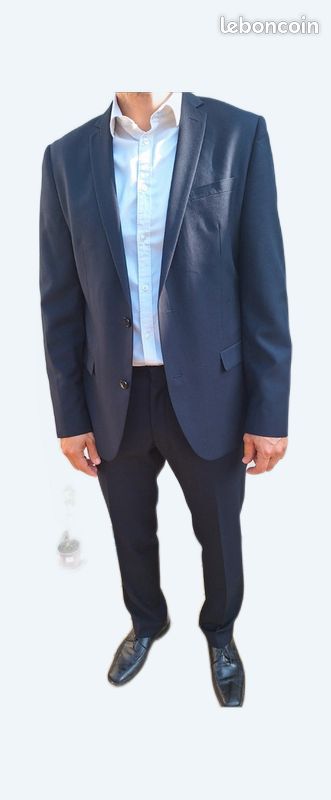 Bleu Nuit Pantalon Costume Celio Costume Celio Club Slim Bleu