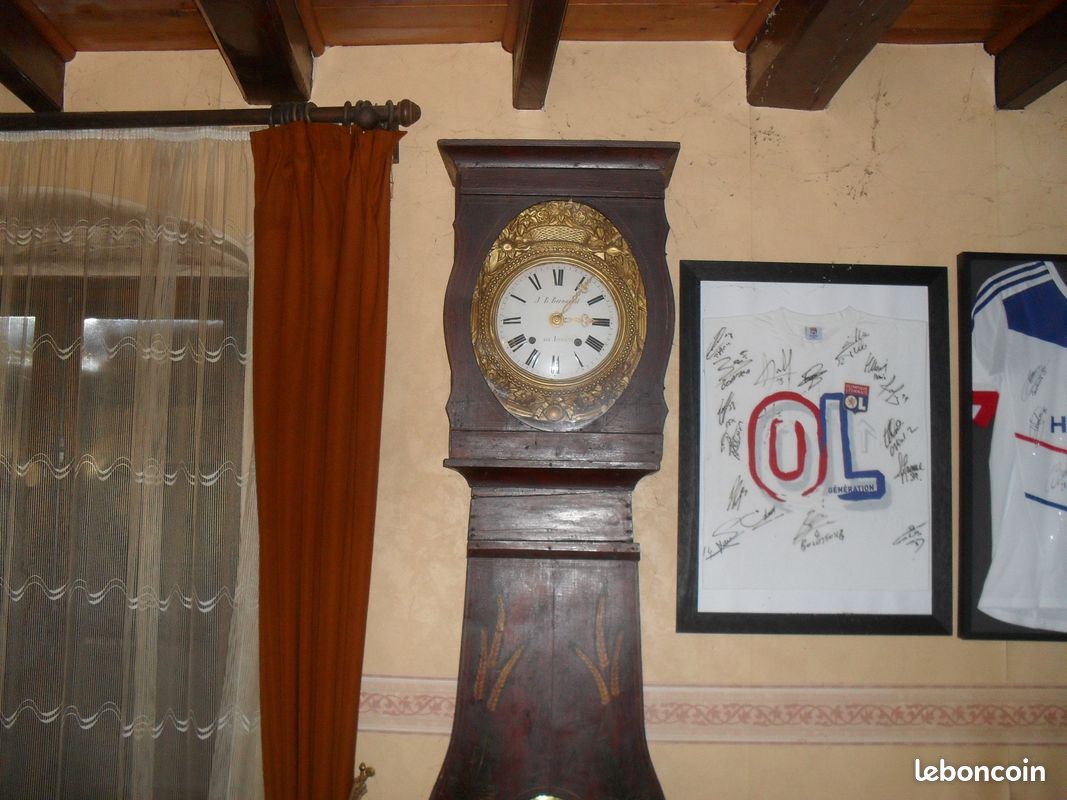 Vieille horloge a poid des année 1900 (image 3)