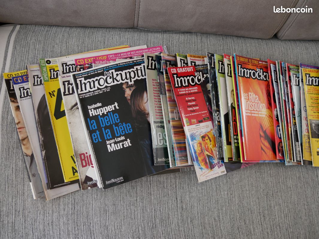 Revue Les Inrockuptibles (entre 1995 et 2005), vente au numéro 1 ou lot (image 2)