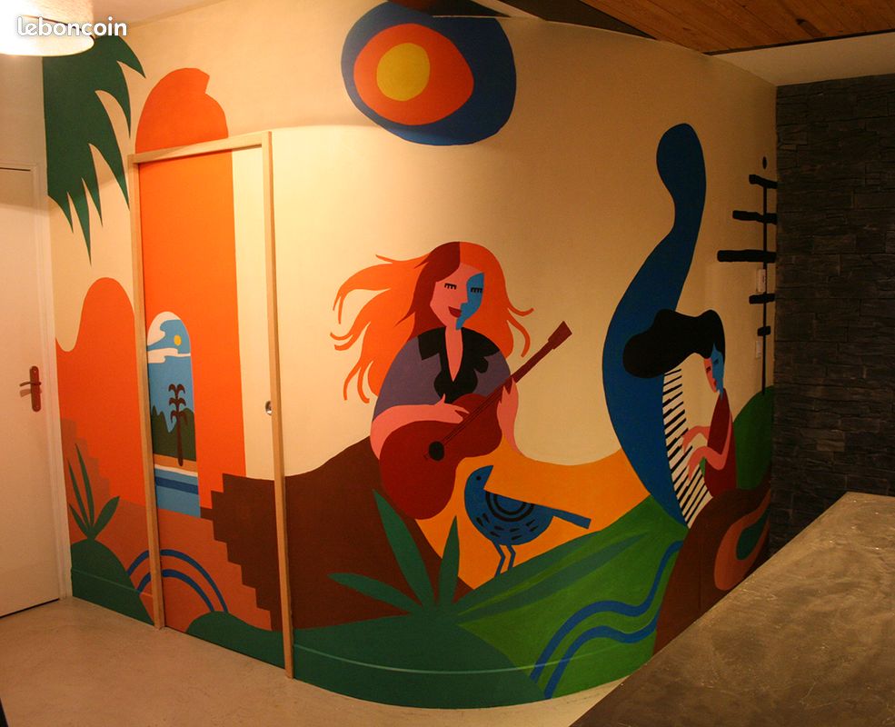 Fresque mural déco peinture (image 3)