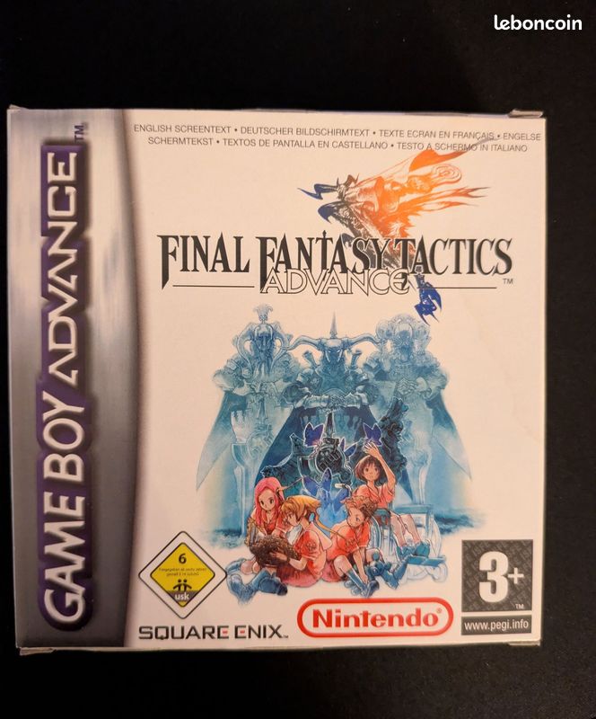 Final Fantasy Tactics Advance (officiel) - Game Boy Advance (pile de sauvegarde ok) (image 1)