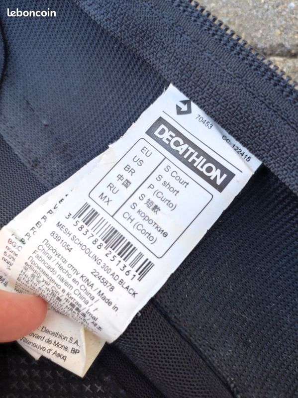 Chaps noires taille enfant (image 3)