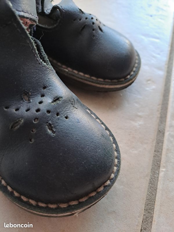 Vintage Chaussures Salomé 25 marine (image 3)