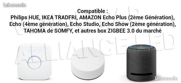 NEUF : Interrupteur Wifi ZIGBEE 3.0 LED Monocouleur 12A (image 2)