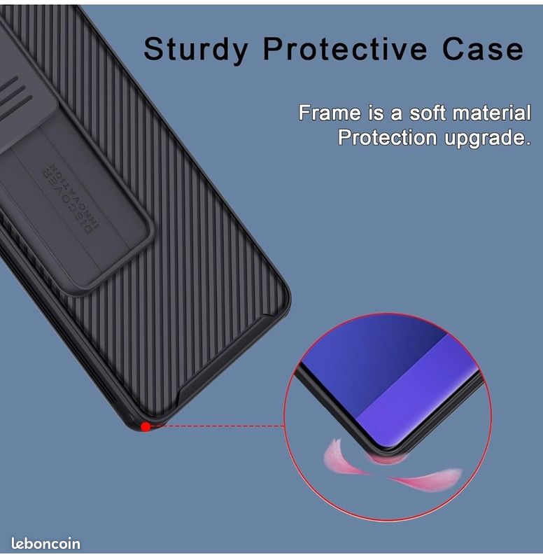 Coque pour Xiaomi Redmi Note 13 Pro Plus/Pro+ 5G 6.67", Haute qualité Protection de la Caméra Antichoc Anti-Rayures Housse Etui pour Redmi Note 13 Pro Plus 5G - Noir (image 5)