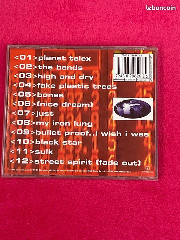 Radiohead CD Album The Bends 1995 (image 2)