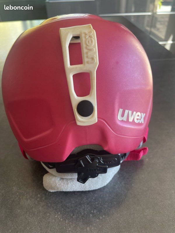 Casque ski UVEX rose 51/55 cm (image 2)