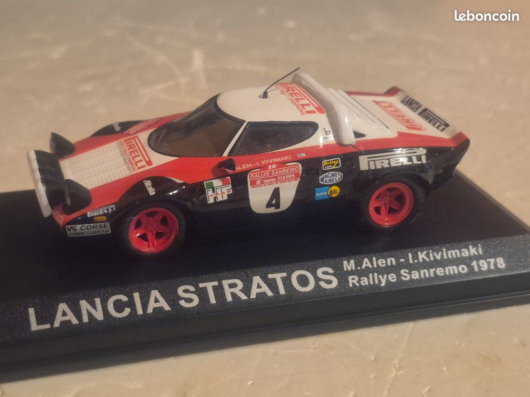 Model Car Atlas 1/43 Lancia Stratos HF Rally Sanremo 1978 #4 Alèn