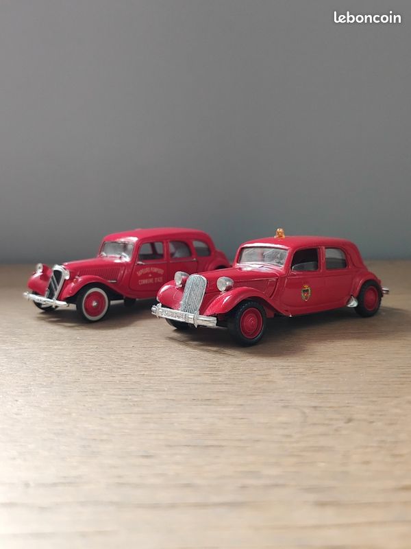 Verem Résine 1/43 – Citroën Traction 15CV Cabriolet Rouge – 1001 – Occasion